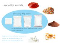 Ensacheuse automatique haute vitesse multi-têtes avec pesage et emballage sous film plastique pour sacs/pochettes de pop-corn, chips, snacks et aliments soufflés