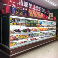 Réfrigérateur de supermarché présentoir de fruits Commercial réfrigérateur vertical réfrigéré vitrine de boissons prix de l'équipement