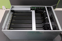 Station d'extension GPU PCIe 4.0 à 5 voies prenant en charge l'extension multi-dock avec commutateur PEX88096 pour l'informatique IA