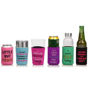 OEM Full Color Printing 12oz Neoprene Insulated Can <b>Cooler</b> Sublimation Holder Wedding Beer Sleeve - Product Image 2