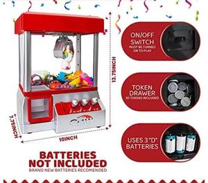 Классный мини-коготь, аркадная игра, замороженные звуковые эффекты, Детская торговая игрушка с таинственными коробками, призовой дозатор - Product Image 2