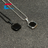 Pendentif puce Nfc en métal 13.56MHz de haute qualité NTAG213 215 216 collier Nfc