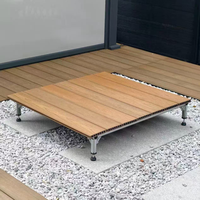 Revêtement de terrasse extérieur avec hauteur réglable et design mobile, nouveau revêtement de sol