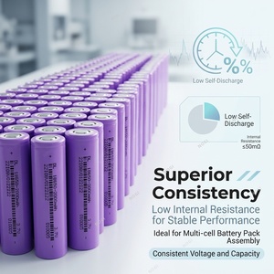 Cellule cylindrique légère NORDA Style 18650 NMC 3.7V 2000mAh - Product Image 1