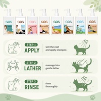 Shampoo pour chat SOS 280ml Formule anti-graisse pour chats Ragdoll