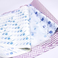 Papier de soie d'emballage avec logo imprimé personnalisé 17gsm/22gsm vente en gros de papier de soie pour emballage de chaussures