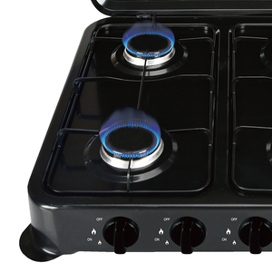 Haley Chất lượng cao 4 Burner nhà bếp Thương mại Bếp gas Duty bảng Top <span class=keywords><strong>HOB</strong></span> với nắp cho khách sạn ngoài trời sử dụng di động Bốn bếp - Product Image 5