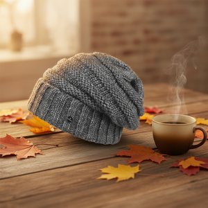 Fashion Wool Blend Acrylic Mens Winter <strong>Beanie</strong> Hat 30%Wool+70%Acrylic <strong>Slouch</strong> <strong>Beanie</strong> - Product Image 6