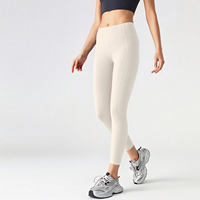 Nouvelle Arrivée 2026 Leggings de Yoga Taille Haute Effet Push-Up en Spandex et Polyester Anti-Transpiration Color Block pour la Gym