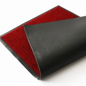 Venta al por mayor de felpudos de respaldo de PVC baratos Dirt Trapper Door Mat para interiores