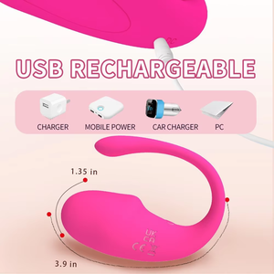 Liebe USB Aufladen rosa Wireless <span class=keywords><strong>Bluetooth</strong></span> <span class=keywords><strong>Smart</strong></span> Mobile App Steuerung Jump Egg <span class=keywords><strong>Vibrator</strong></span> für Frauen Höschen mit Remote Sex Toy - Product Image 5