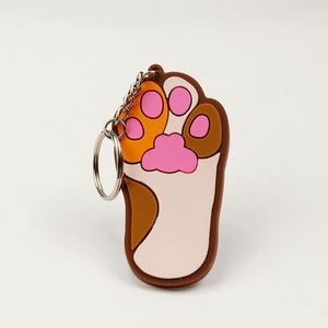 Custom 2D/3D Soft Pvc Keychain Make <b>Rubber</b> Sport <b>Key</b> <b>Chain</b> Your Logo Keyring with <b>Chain</b> - Product Image 3