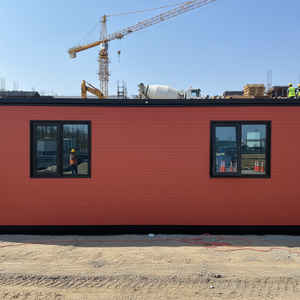 Maison conteneur en acier extensible 20ft 40ft, durable, résistante aux intempéries et aux ouragans, construction rapide, hôtel pour travailleurs <span class=keywords><strong>de</strong></span> chantier - Product Image 2