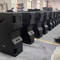 WPC double 10 pouces 3 voies passif line array haut-parleurs système de son audio professionnel pour concert sur scène