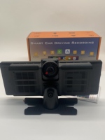 Perekam Dashboard Layar Sentuh Portabel 10,26 inci Nirkabel CarPlay Android Auto untuk AUX Wi-Fi G-Sensor Dashcam 2 Saluran