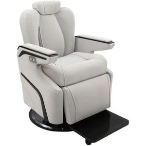 Sillón de <span class=keywords><strong>Barber</strong></span>ía Profesional para Hombre, Color Negro, Rotación de 360 Grados, Diseño Ergonómico Moderno y Resistente para Uso Comercial - Product Image 5