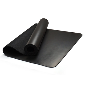 Personnalisé L'alignement En Relief Premium Noir En Caoutchouc Naturel <span class=keywords><strong>Pilates</strong></span> <span class=keywords><strong>Écologique</strong></span> <span class=keywords><strong>Tapis</strong></span> De Yoga D'UNITÉ CENTRALE - Product Image 1