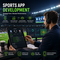 Développement d'applications sportives personnalisées, logiciel de suivi de la forme physique, gestion d'événements sportifs, plateforme d'analyse des performances des athlètes, solution de plateforme