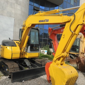 Miniexcavadora hidráulica de orugas de segunda mano japonesa Komatsu PC78US usada en buen estado, 7,8 toneladas, precio atractivo para la venta - Product Image 1