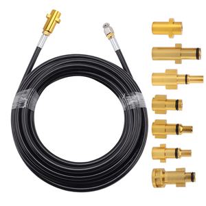 Tuyau de nettoyage des égouts, tuyau de débouchage des canalisations, tuyau de débouchage des égouts, <span class=keywords><strong>buse</strong></span> <span class=keywords><strong>pour</strong></span> nettoyeur haute pression Karchers AR <span class=keywords><strong>Lavor</strong></span> - Product Image 1