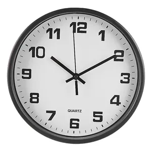 Wall clock silent non ticking quality clock easy to read for home office school decor clock