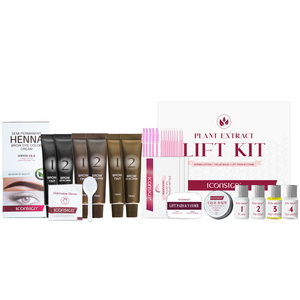 Kit de Tinte para Pestañas y Cejas Iconsign Camellia, Fórmula Sin Azufre, Larga Duración, Apto para Piel Sensible - Product Image 1