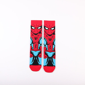 Chaussettes décontractées à motif Spider-Man Snowy, absorbant la transpiration, style dessin animé, pour hommes et femmes - Product Image 2