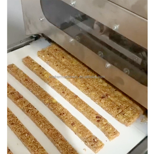 Pastel de arroz automático comercial Bola de arroz Bola de sésamo Máquina formadora Línea de producción de barra de energía de proteína de cereal de avena inflado - Product Image 3