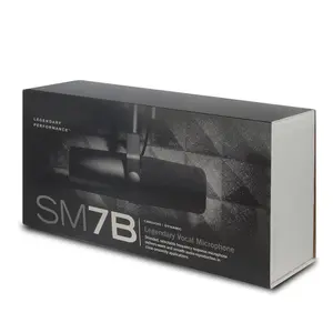 SM 7B 1:1 Professional Dynamic Radio Recording Microphone Broadcasting Studio Vocal Microphone Metal Noise Cancelling Gua Wired