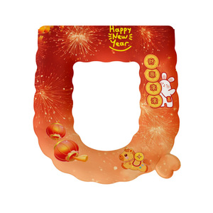 New Year Waterproof Toilet Seat Cover <b>EVA</b> Thickened Adhesive For All Seasons - Product Image 2