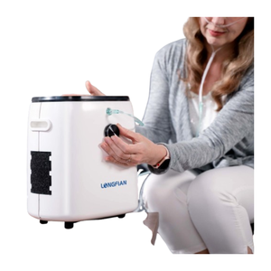 Longfian flusso continuo medico 1-7L concentratore portatile ossigenico con batteria per il viaggio - Product Image 1