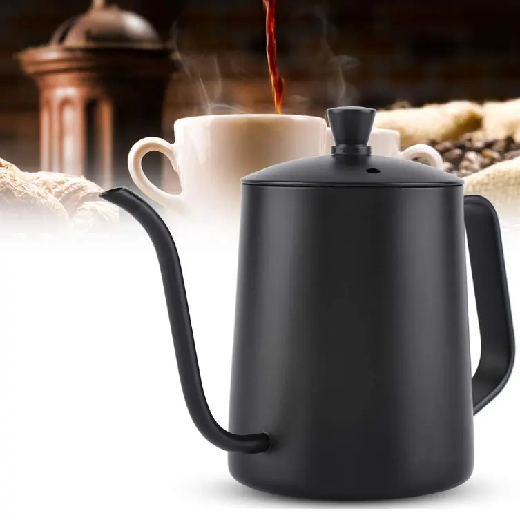 コーヒーまたは紅茶用の350mlコーヒードリップケトルグースネックコーヒーケトル