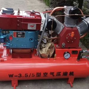 Portable Diesel <b>Rock</b> Drill Air Compressor with CO2 Gas and PLC for Jack <b>Hammer</b> - Product Image 1