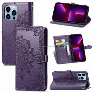 Deep Purple Venta caliente <span class=keywords><strong>barato</strong></span> sublimación de lujo Pu diseño de cuero blindado funda de teléfono para Samsung <span class=keywords><strong>Galaxy</strong></span> A35 - Product Image 1