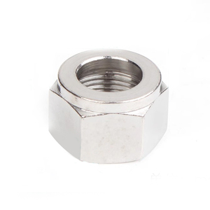 304 thép không gỉ Nut nối thép không gỉ kết nối phụ kiện nữ hình lục giác Nuts - Product Image 5