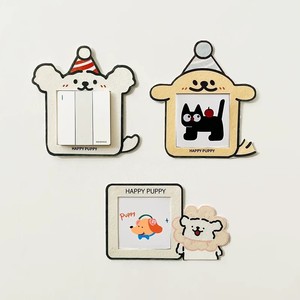 <b>Cute</b> Puppy Switch Frame Wall Sticker Felt Removable Decor For Light Panels - Product Image 2