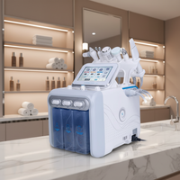 Appareil professionnel de soin du visage à jet d'oxygène Hydra, hydratation du visage, nettoyage en profondeur, jet de peeling, appareil de soin du visage à l'oxygène