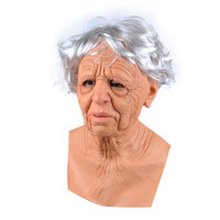 Máscara de Látex Blanca al por Mayor para Personas de Piel Oscura, Máscara de Látex para Fiestas Rave, Máscara Facial Completa Personalizable