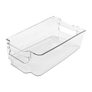 <b>Refrigerator</b> Storage Boxes Square Transparent With Handles Food Grade Large Capacity Vegetable Preservation Drawer Organizer - Product Image 5