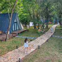 Maison modulaire préfabriquée petite maison conteneur à ossature triangle