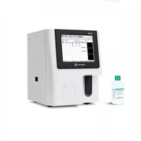 Analyseur d'hématologie automatique à 3 parties pour usage vétérinaire et humain, compteur de cellules, prix