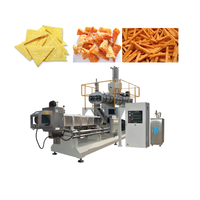 Fry Papad Pellet Chips Extruder Machine/3d 2d Fryums Snack Proces Plant/Tarwe Chips Productielijn Jinan dg