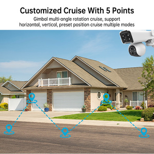 Wistino 8MP HD 360 telecamera di rilevamento movimento Dual PIR a infrarossi telecamera di sicurezza Wifi - Product Image 5