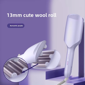 Fer à friser pour <span class=keywords><strong>cheveux</strong></span> de 13 mm en forme de W, ondulation en forme de vague, attelle ondulée, 35 W, convient aux <span class=keywords><strong>cheveux</strong></span> longs et courts, fer à friser en forme d'œuf - Product Image 2