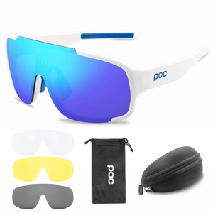 <span class=keywords><strong>POC</strong></span>-gafas de sol deportivas para hombre y mujer, conjunto de 4 <span class=keywords><strong>lentes</strong></span> para ciclismo de montaña - Product Image 4