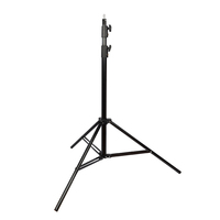 Trépied professionnel portable en fer de 2,8 m pour la photographie, la vidéo et les selfies, avec boîte à lumière LED