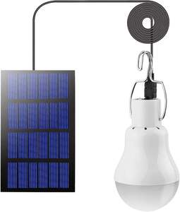 Solar Led Camping Lights Solar Courtyard Bulb Hanging <b>Lamp</b> Outdoor Waterproof Garden <b>Lamp</b> - Product Image 1