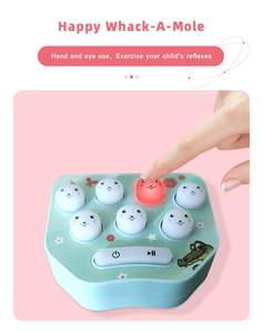 Console de jeu portable GAMINJA Whack-a-Mole : Jouet de poche amusant pour hamster, certifié par le fabricant, idéal comme cadeau - Product Image 3