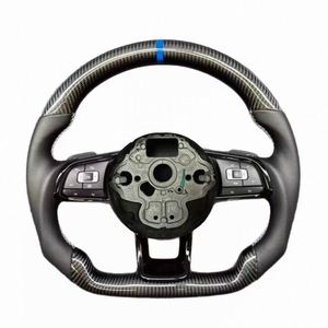 Volante de fibra de carbono deportivo de alta calidad para Volkswagen MK5-MK8 GTI Polo Passat CC <span class=keywords><strong>R</strong></span> <span class=keywords><strong>Line</strong></span> - Product Image 1