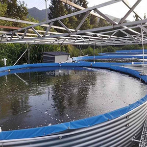 Tanque de stock galvanizado Aqua Culture Tarpaulin Fish Pond Fish Tanks Farm Aquaculturelarge Snow Crab - Product Image 5
